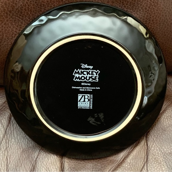 Spider Web & Mickey Mouse Ears Disney Halloween Salad Plate - Picture 4 of 4